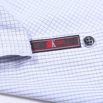 凯撒正品/格纹/商务休闲/纯棉长袖男衬衫/KFMCI11015/促销包邮
