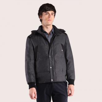 凯撒正品/KAISER PRINCE/英伦拼接连帽羽绒服/11401 原价3100