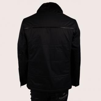 2011新款/凯撒正品/沉稳立体感拼皮棉服/KFMDV11104