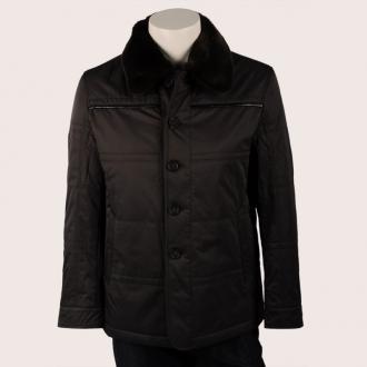 2011新款/凯撒正品/沉稳立体感拼皮棉服/KFMDV11104