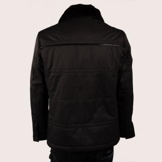 2011新款/凯撒正品/沉稳立体感拼皮棉服/KFMDV11104