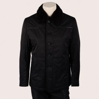 2011新款/凯撒正品/沉稳立体感拼皮棉服/KFMDV11104