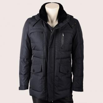 2011新款/凯撒正品/时尚花纹中长款羽绒服/KFMDY11601