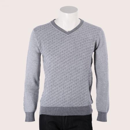 凯撒正品/时尚百搭/商务休闲V领羊绒羊毛衫/KFMCL11302/促销包邮
