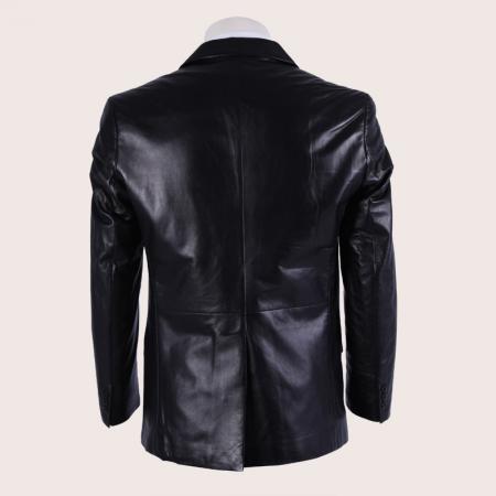 凯撒正品/真皮/时尚/修身/西装款皮衣/KKMCP11305