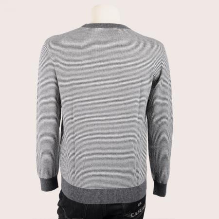 2011新款/凯撒正品/经典圆领格纹羊绒毛衣/KFMDL11207