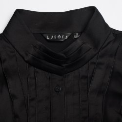 凯撒正品LUSEFA11005韩版立领长袖衬衣OL女修身显瘦衬衫新品上架