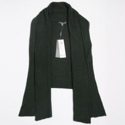 凯撒正品LUSEFA11209披肩款开衫女无袖兔毛针织衫配腰带新品上架