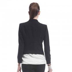 凯撒正品复古假两件长袖小西服瑞丽修身小西装外套 新品12033