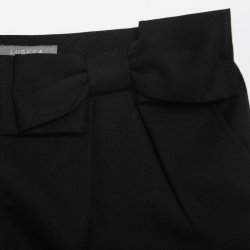 凯撒正品LUSEFA12104时尚修身蝴蝶结小脚铅笔裤哈伦靴裤 新品