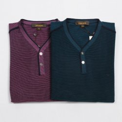凯撒正品12210男装条纹针织衫薄款长袖线衣 春夏新品新款