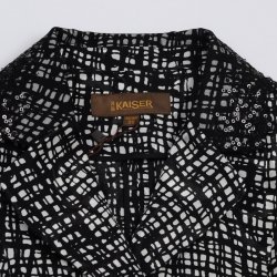 凯撒正品优雅OL小西装钉珠短袖修身外套 新品12011