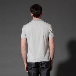 正品凯撒PRINCE11106短袖条纹翻领棉T恤polo衫男 夏新款新品