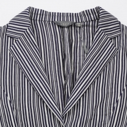 正品凯撒LUSEFA12T01女士修身小外套百搭条纹中袖单西装 夏装新品	