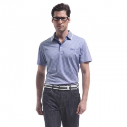 凯撒正品 夏季新品印花条纹男装短袖休闲T恤polo12402