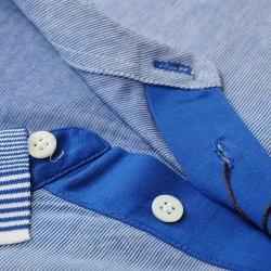 凯撒正品 夏季新品印花条纹男装短袖休闲T恤polo12402
