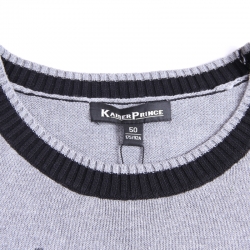 正品凯撒 KAISER PRINCE/WFMDK10104/印花条纹针织衫/促销