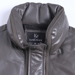 凯撒正品高端男装 帅气男士绵羊皮男皮衣  秋冬新款 12T03