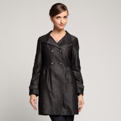 凯撒正品LUSEFA 高端女装单风衣秋冬新品10221