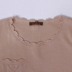 凯撒正品 高端女装KFWCL12306雕花领长袖修身女羊毛衫 秋