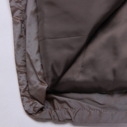 凯撒正品LUSEFA高端女装中长款棕色羽绒服 秋冬新款